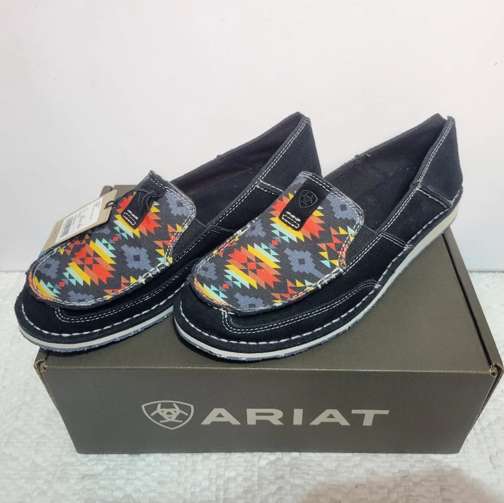 Nwb Ariat CRUISER LOAFERS Deepest Aztec 11